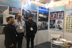 Hongfa Cement Block Machinery at Global Trade Show