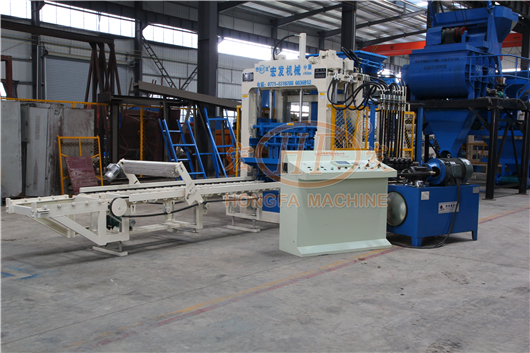 Hongfa HFB5115A Concrete Block Making Machine And the Mixer