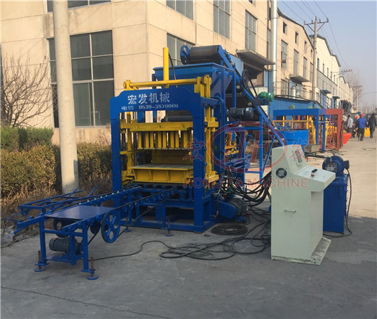 Hongfa high quality HFB570 concrete block making machine cement brick machinery