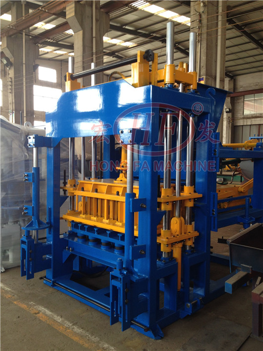 Hollow solid block brick making machinery 5-15 Hongfa factory