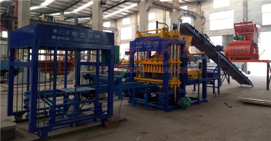 Hongfa concrete block making machine cement brick machinery qt5-15