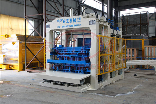 Hongfa good quality concrete block making machine qt12 sand fly ash block