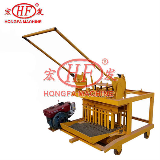 Hongfa movable block machines for concrete hollow bloks making