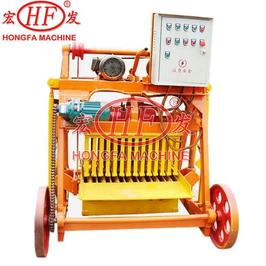 Hongfa price list of concrete block making machine low price